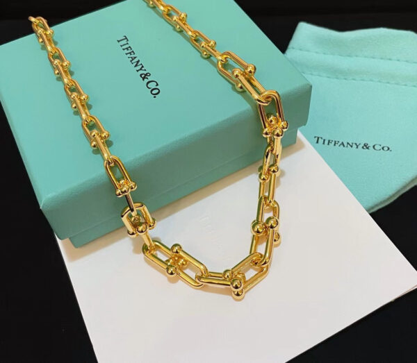 Toxse T - Jewelry Hardwear Graduated Link Gold Necklace - Image 4