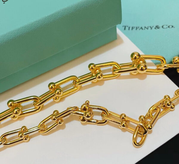 Toxse T - Jewelry Hardwear Graduated Link Gold Necklace - Image 5