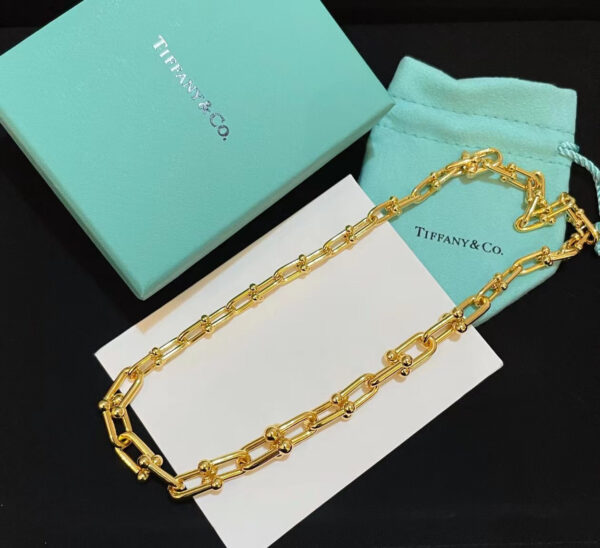 Toxse T - Jewelry Hardwear Graduated Link Gold Necklace - Image 6