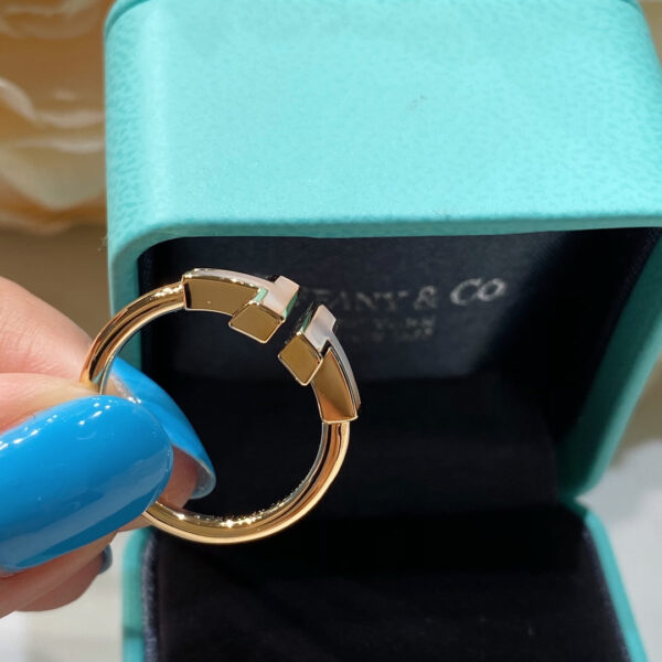Toxse T - Jewelry Double T With White Gold Ring - Image 6