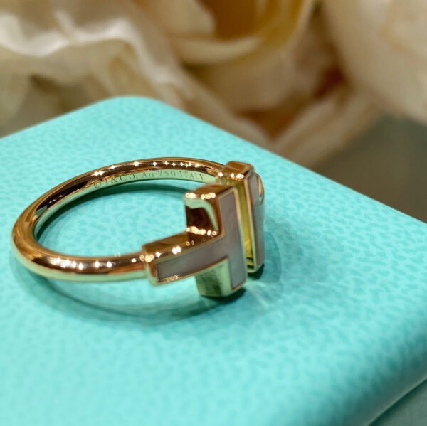Toxse T - Jewelry Double T With White Gold Ring - Image 7