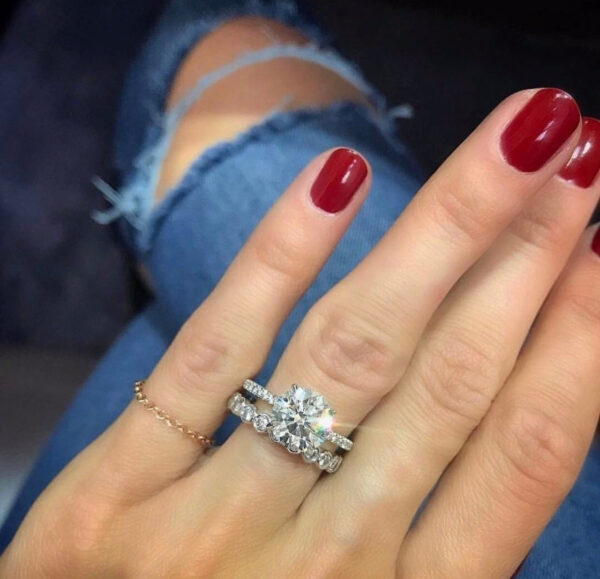 Toxse T - Jewelry 1837 Couple Diamond Silver Ring - Image 3