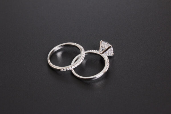 Toxse T - Jewelry 1837 Couple Diamond Silver Ring - Image 8