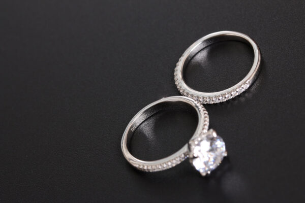 Toxse T - Jewelry 1837 Couple Diamond Silver Ring - Image 9