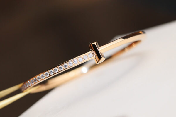 Toxse T - Jewelry T Half Diamond Rose Gold Bracelet - Image 2