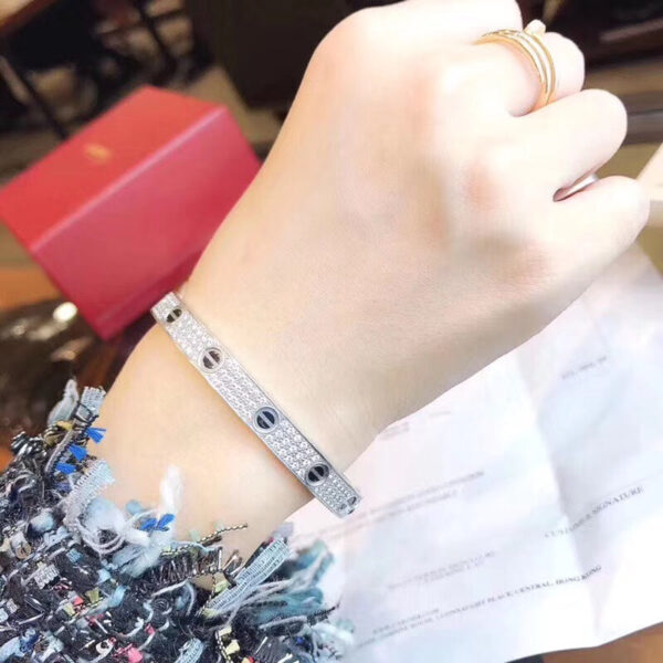 Toxse Diamond-paved Ceramic Love Bracelet - Image 10