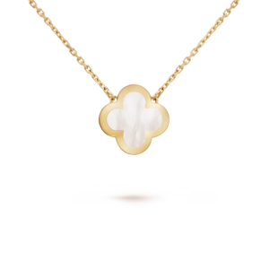 Toxse Pure Clover Pink Gold Mop Necklace