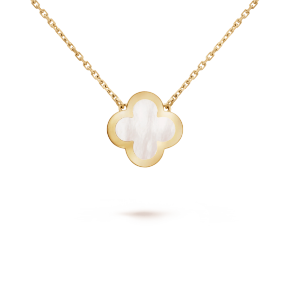 Toxse Pure Clover Pink Gold Mop Necklace