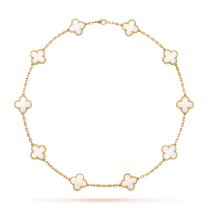Toxse Vintage Mop Necklace 10 Motifs Gold