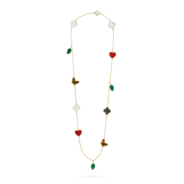 Toxse Lucky 12 Motifs Gold Necklace