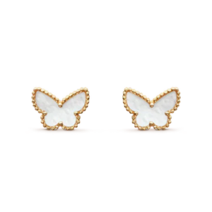 Toxse Sweet Butterfly Earstuds Gold Mop
