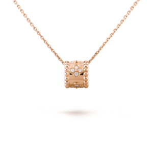 Toxse Perlee Pedant Pink Gold Necklace