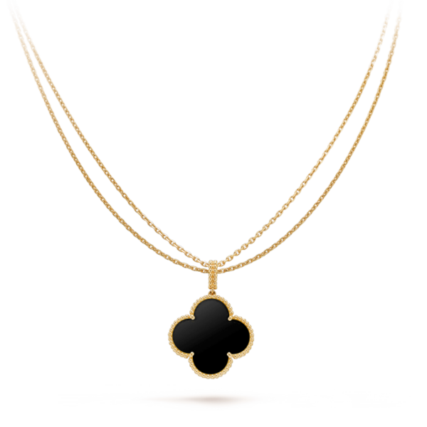 Toxse Clover Pink Gold Necklace
