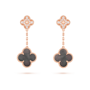 Toxse Vintage Earrings Pink Gold Diamond