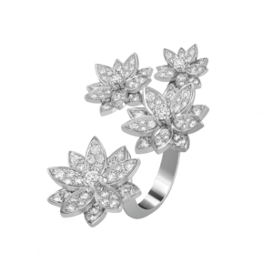 Toxse Lotus Four Flowers Ring