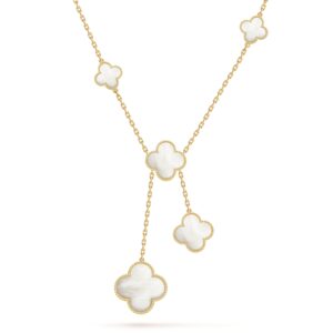 Toxse Magic Alhambra Six Pearls Motifs Clover Necklace