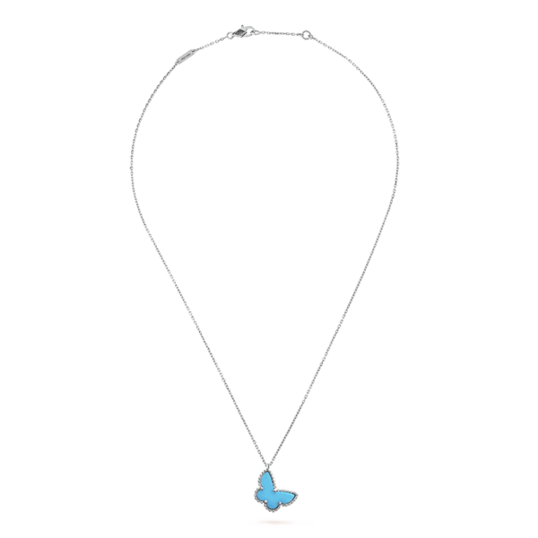 Toxse Sweet Alhambra Blue Butterfly Necklace - Image 3