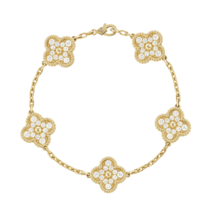 Toxse Vintage Alhambra Diamonds Clover Bracelet