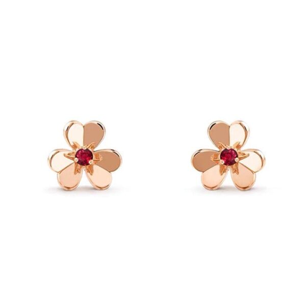 Toxse Frivole Mini Ruby Earrings