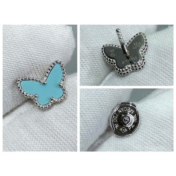 Toxse Sweet Alhambra Butterfly Stud Earrings - Image 7