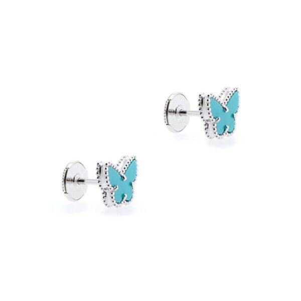 Toxse Sweet Alhambra Butterfly Stud Earrings - Image 2