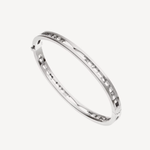 Toxse Zero 1 Spiral Logo Silver Bracelet