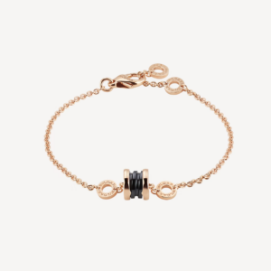 Toxse Zero 1 Soft Pink Gold And Black Ceramic Bracelet