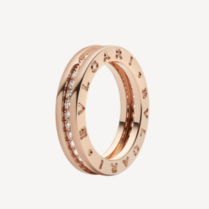 Toxse Zero 1 One-Band Paved Diamonds On The Spiral Ring