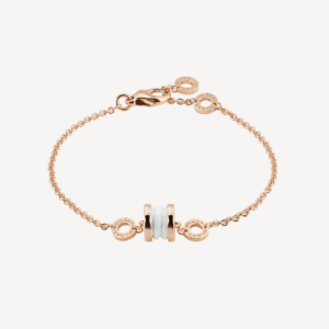 Toxse Zero 1 Soft Pink Gold And White Ceramic Bracelet