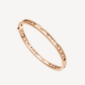 Toxse Zero 1 Spiral Logo Pink Gold Bracelet