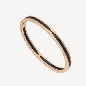 Toxse Zero 1 Pink Gold With Black Ceramic Bracelet