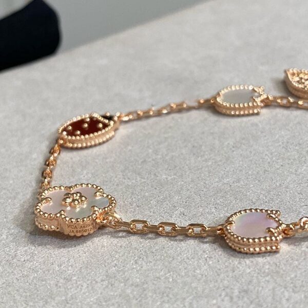 Toxse Lucky Spring Five Motifs Clover Bracelet - Image 4