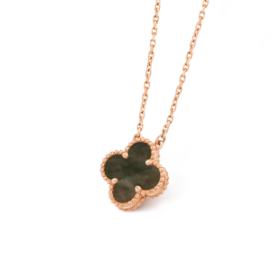 Toxse Clover Mop Pink Gold Necklace