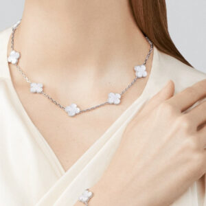 Toxse Vintage Mop Necklace 10 Motifs Silver