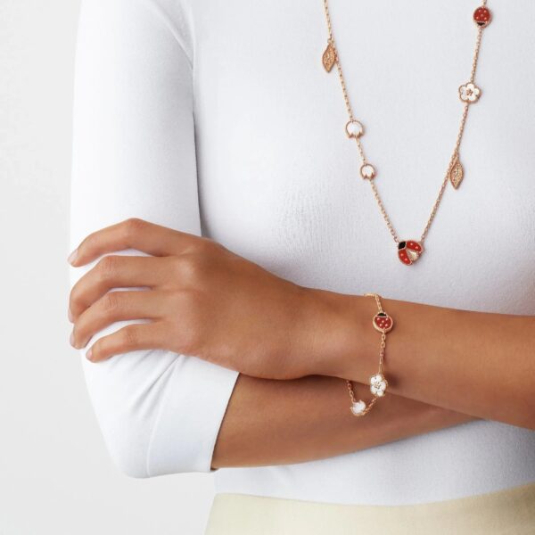 Toxse Lucky Spring Pink Gold Bracelet 5 Motifs - Image 14
