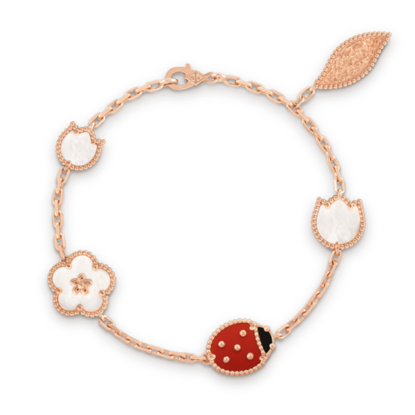 Toxse Lucky Spring Pink Gold Bracelet 5 Motifs