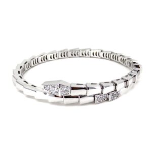 Toxse Serpenti Bracelet Diamonds Silver