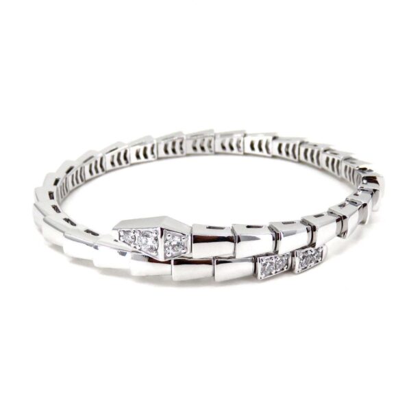 Toxse Serpenti Bracelet Diamonds Silver