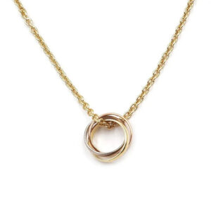 Toxse Trinity Plain Circle Necklace