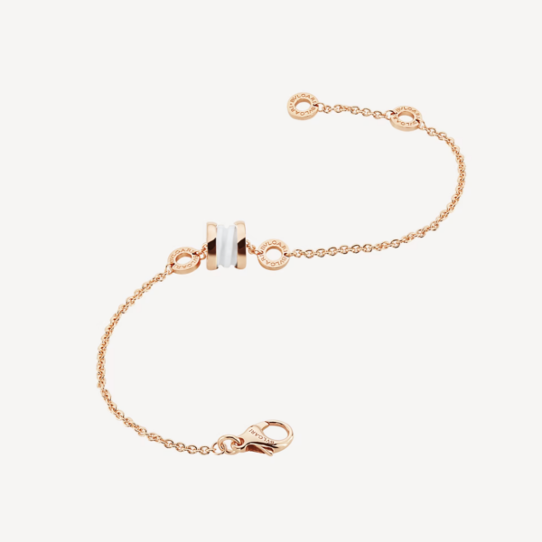 Toxse Zero 1 Soft Pink Gold And White Ceramic Bracelet - Image 2