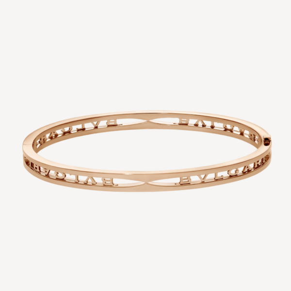 Toxse Zero 1 Spiral Logo Pink Gold Bracelet - Image 2