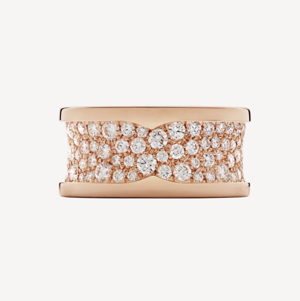 Toxse Zero 1 With Paved Diamonds On The Spiral Ring - Image 3