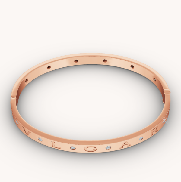 Toxse Zero 1 Pink Gold 12 Diamonds Bracelet - Image 6