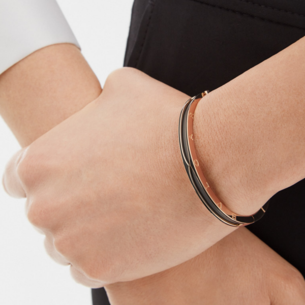 Toxse Zero 1 Pink Gold With Matte Black Ceramic Bracelet - Image 4
