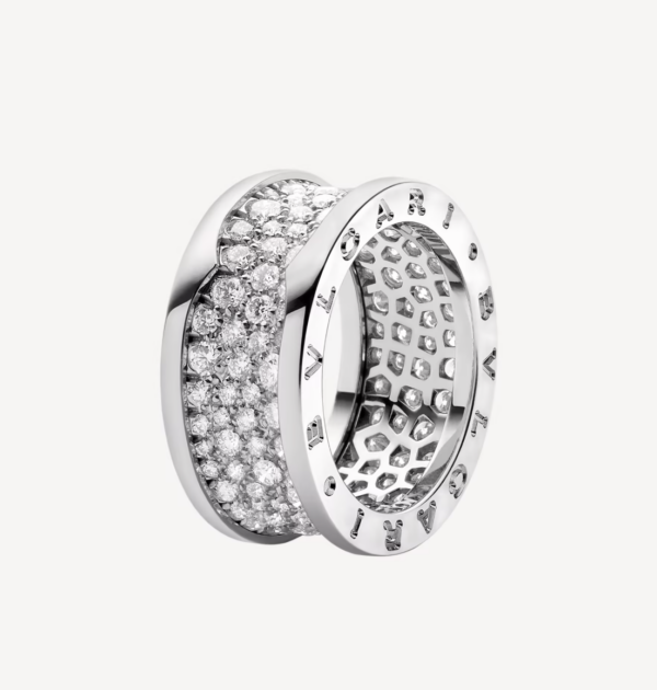 Toxse Zero 1 With Paved Diamonds On The Spiral Ring - Image 5