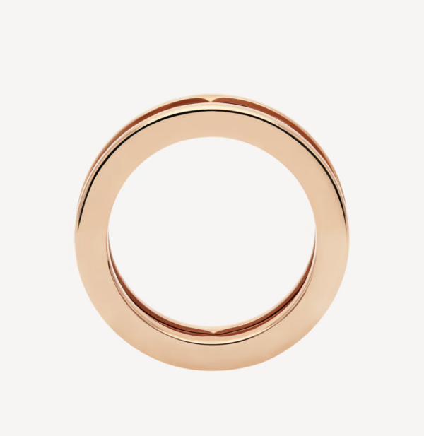 Toxse Zero 1 One-Band With Openwork Logo Spiral Ring - Image 5