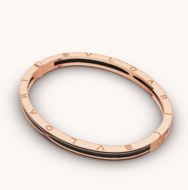 Toxse Zero 1 Pink Gold With Matte Black Ceramic Bracelet - Image 6