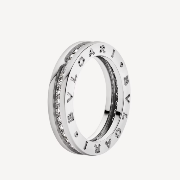 Toxse Zero 1 One-Band Paved Diamonds On The Spiral Ring - Image 6