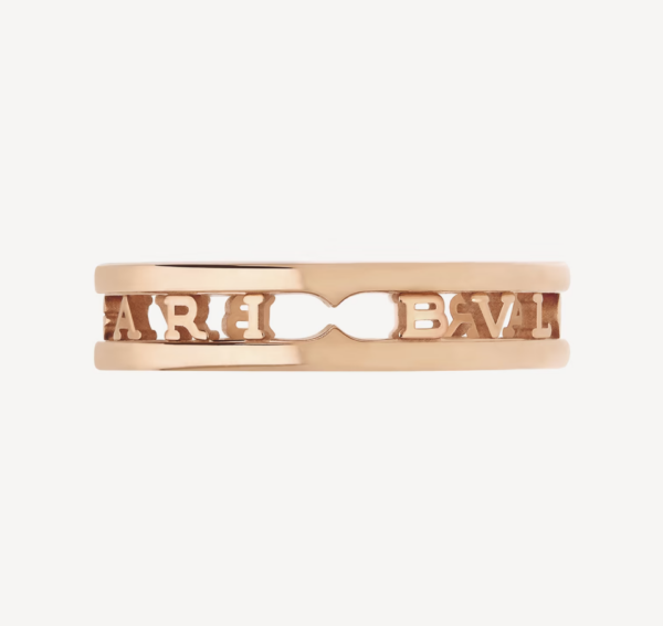 Toxse Zero 1 One-Band With Openwork Logo Spiral Ring - Image 6