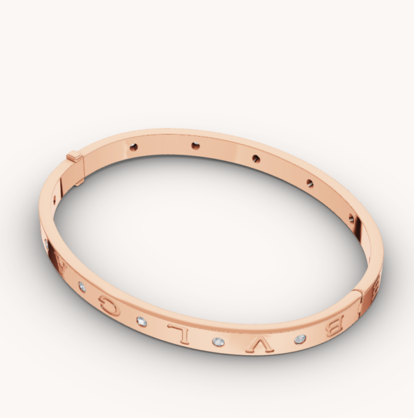 Toxse Zero 1 Pink Gold 12 Diamonds Bracelet - Image 5